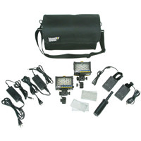 Lowel Blender 120 240V Duo ACDC Kit with Canon Camcorder Battery Sled