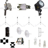 Litestage Complete Tabletop Lighting System with Tungsten Lamps