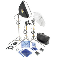 Lowel DV Core 500 Lighting and Accessories Kit with TO 83 Case
