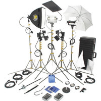 Lowel DP 4 Light Kit 4000w Quartz Lighting Outfit