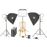 Lowel Rifa Big Triple Soft Kit  2250 Total Watts  with Rifa Lite 88  Rifa Lite 66  Rifa Lite 55  Light Stands  Bulbs amp Multi Case