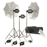 Lowel Rifa 66 Kit  Quartz SoftLight Outfit  with Rifa R1 83 Large Tube Case