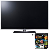 LG 50PZ950 50 inch Class 3D Plasma HDTV with Basic Accessory Kit 2 HDMI Cables 1 RGB Cable 1 Audio Cable Plasma LCD Cleaning Kit