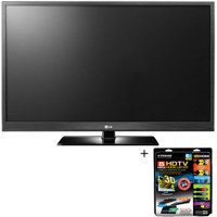 LG 55LW5300 55 inch 3D Full HD 1080p LED LCD TV Bundle with 3D Blu ray disc player and 4 pairs of 3D Glasses