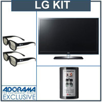 LG 55LW6500 55 inch Class 3D LED LCD TV Full HD 1080p Resolution Bundle with LG AG F216 Cinema 3D Glasses Family Pack 6 Pairs