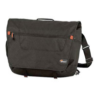 Lowepro Apex 140 All Weather Shoulder Bag for Compact Digital Cameras or Digital SLRs, Single Compartment Design, Black / Gray