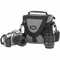 Lowepro Nova Mini AW, All Weather Bag for 35mm or Digital SLR Cameras with 1 or 2 Lenses, Green.