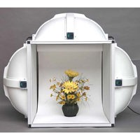 Litestage Complete Tabletop Lighting System with Tungsten Lamps an Integrated Flash System
