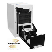 Microboards QDL 3000 LS 1 3 LightScribe CD DVD Autoloading Duplicator 60 Disc Capacity Standalone
