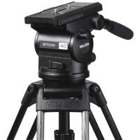 Miller Arrow 40 Fluid Head with Quick Release Camera Plate Payload Capacity 35 lbs