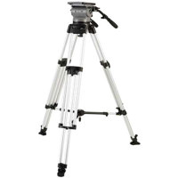 Miller System DS60 ENG CF Fluid Head with 2 Stage Heavy Duty EFP Carbon Fibre 937 Tripod Two Telescopic Handles Sprinter II HD Mid Level Spreader Supports 70 lbs