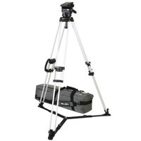 Miller System Arrow 25 Fluid Head with Sprinter II Single Stage Alloy Tripod and Sprinter II Ground Spreader Supports Up to 30 lbs