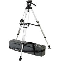 Miller System Arrow 40 Fluid Head with Sprinter II 2 Stage Alloy Tripod and SprinterHD Mid Spreader Supports Up to 35 lbs