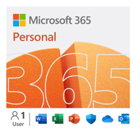 

Microsoft 365 Personal 1-Year Subscription for PC/Mac, 1-User, Download