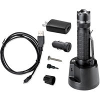 

MagLite MAG-TAC Rechargeable Tactical Flashlight with Crown Bezel Head, 543 Lumens - Black