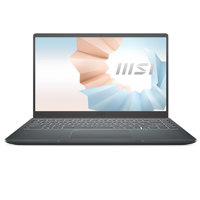 

MSI Modern 14 B11SB-083 14" Full HD Notebook Computer, Intel Core i7-1165G7 2.8GHz, 16GB RAM, 1TB SSD, NVIDIA GeForce MX450 2GB, Windows 10 Pro, Free Upgrade to Windows 11, Carbon Gray