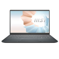 

MSI Modern 14 B11SB-084 14" Full HD Notebook Computer, Intel Core i5-1135G7 2.4GHz, 8GB RAM, 1TB SSD, NVIDIA GeForce MX450 2GB, Windows 10 Pro, Free Upgrade to Windows 11, Carbon Gray