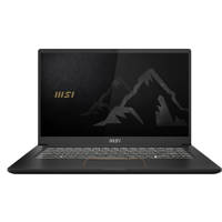 

MSI Summit E15 A11SCST-462 15.6" Full HD Touchscreen Notebook Computer, Intel Core i7-1185G7 3GHz, 16GB RAM, 512GB SSD, NVIDIA GeForce GTX 1650 Ti Max-Q 4GB, Windows 10 Pro, Free Upgrade to Windows 11, Ink Black