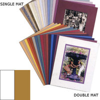 Collectors Gallery Sturdy Easel Cardboard Frame for a Polaroid 600 Photograph, White (6 Pack)