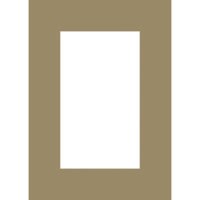 Milburn Single White Core 16x20" Mat for 11x14" Print - Real Teal with a Beveled White Accent around Window.
