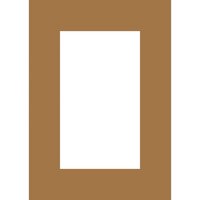 Milburn Single White Core 8x10" Mat for 5x7" Print - Williamsburg Green with a Beveled White Accent around Window.