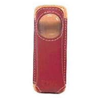 Micro Innovations IPod Shuffle Red Leather Case
