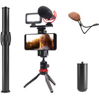 Movo Photo VXR10-PRO+ Smartphone Video Rig Kit with Supercardioid Shotgun Microphone and LED-30 LED Video Light Panel
Movo Photo VXR10-PRO+ Smartphone Video Rig Kit with Supercardioid Shotgun Microphone and LED-30 LED Video Light Panel