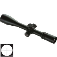 Nightforce 55 22x50mm NXS Series Rifle Scope Matte Black Finish with Illuminated Mil Dot Reticle ZeroStop Turrets 25 MOA Adjustments