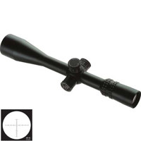 Nightforce 55 22x50mm NXS Series Rifle Scope Matte Black Finish with Illuminated NP R1 Reticle ZeroStop Turrets 25 MOA Adjustments