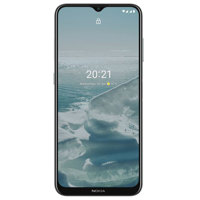 

Nokia G20 TA-1343 6.5" HD+ 128GB Dual-SIM GSM Smartphone, 4GB RAM, 48+5+2+2MP Rear + 8MP Front Camera, MediaTek Helio G35, Android 11, Unlocked, Glacier