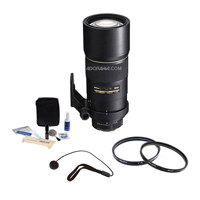 Nikon 300mm f4 ED IF AF S Telephoto Auto Focus Nikkor Lens Gray Market with Bundle Pro Optic Pro Digital 77mm Multi Coated UV Filter Pro Optic Pro 77mm Circular Polarizer CPL Digital Filter Lens Cap Leash Professional Lens Cleaning Kit
