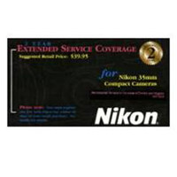 Nikon 2 Year Extended Service Coverage (ESC) for 35mm Compact Cameras