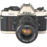 Nikon FM-10 35mm SLR Camera Body Kit With Nikon 35-70mm F3.5-4.8 Zoom Lens & Case (gray market)