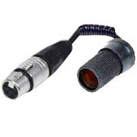 NRG 4-pin XLR Female to Cigarette Female Coiled Extension Cable - 6 ft