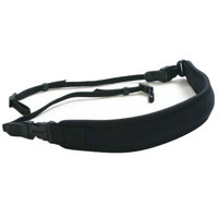 Op Tech Super CLassic Strap 3 8&quot with Webbing Connectors - Black