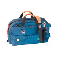 Porta Brace Traveler Camera Case, Compact Mini-DV Video Camcorder Gadget Bag for Panasonic AD-DVC10, Blue