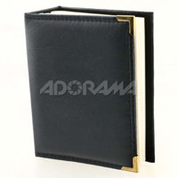 Pioneer Mini Max Oxford Bound Photo Album, Solid Color Sewn Leatherette Gray Covers with Brass Accent Corners, Holds 100 4" x 6" Photos, 1 Per Page