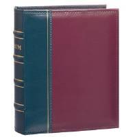 Pioneer Mini Max Florenza Series Bound Photo Album, Solid Color Leatherette Cover with Snake Skin Pattern, Holds 100 4" x 6" Photos, 1 Per Page.