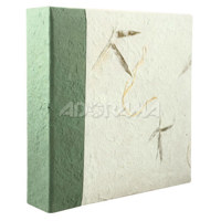 MBI Mulberry Cork Series Bound Photo Album with Cork Style Cover & Brown Spine, Holds 200 4" x 6" Photos, 2 Per Page