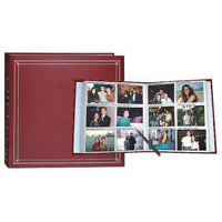 Pioneer Family Memory Album with Fabric Baby Cover, 12" x 12" Scrapbook with 10 E-Z Load Archival Pages & Inserts