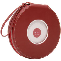 Swing Solo CD Case Holds 20 CDs, Two CDs Back to Back in Archival Plastic Sleeves with Soft Poly Divider, Rose.