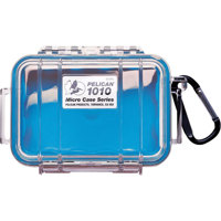 Pelican 1010 Watertight Hard Micro Case with Rubber Liner - Blue