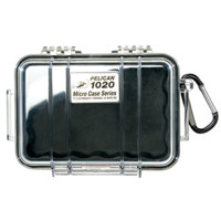 Pelican 1020 Watertight Hard Micro Case with Rubber Liner - Blue