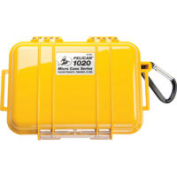 Pelican 1020 Watertight Hard Micro Case with Rubber Liner - Red