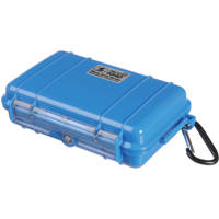 Pelican 1040 Watertight Hard Micro Case with Rubber Liner - Blue