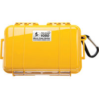 Pelican 1050 Watertight Hard Micro Case with Rubber Liner - Red