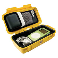Pelican i1030 Watertight Hard iVault Case with Lid Organizer, for iPods - White.