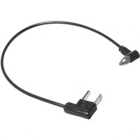 Paramount 1' Straight Sync Cord, Household (AC) Male to Bipost