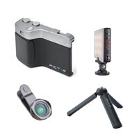 Pictar Studio On The Go Kit with Smart Grip, Light, 16mm Wide Angle Lens/Macro Lens and Mini Aluminum Tripod
Pictar Studio On The Go Kit with Smart Grip, Light, 16mm Wide Angle Lens/Macro Lens and Mini Aluminum Tripod