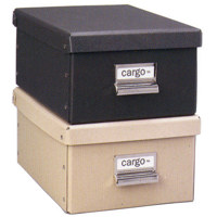 Resource International Cargo Classic Photo File Print Storage Box, Graphite Black, 11.25" x 7.75" x 4.75" #7031012